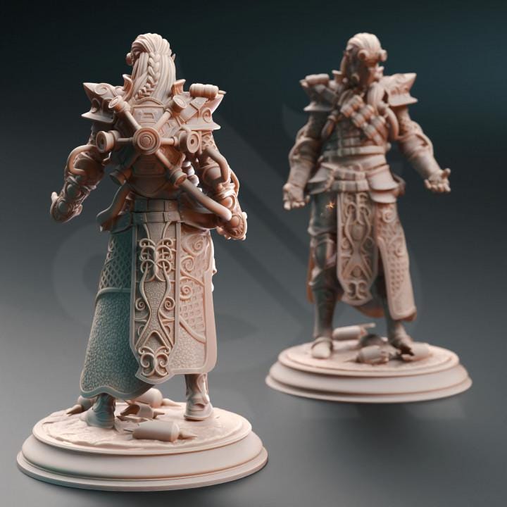 
High Elf Chaos Artificer miniature, view 2