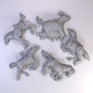 
5pc Dead Horses DnD Dungeons and Dragons 28mm/32mm TTRPG Wargame Horse Corpses Harvest of War Miniature Scatter Scenery Horse Casualties